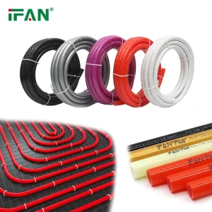 PEX Multilayer Pipe PERT Materials White Black Grey Purple Floor Heating Pipe