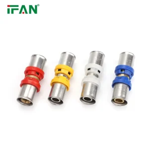 PEX Pipe Fittings High Pressure Brass PEX Fittings 16 32mm Manufacturer Thread Brass Press Fittings