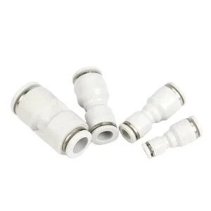 PG Series 6 16mm One Touch Plastic Pneumatic Tube Fitting Speed Control Air Hose Quick Connect Air Flow Reduce Fitting
