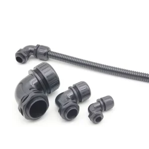 PG29 90 Degree Black Waterproof IP68 M20 Liquid Tight Elbow Electrical PVC Conduit And Fittings