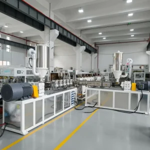 PLC Control Three Layers PPR PE Pipe Extrusion Line High Speed HDPE Plastic Water Pipe Manufacturing Machinery Engine Motor
