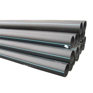 PN10 SDR17 HDPE PE100 Water Supply Pipes 90mm 1600mm Durable Flexible 110mm 160mm 200mm 315mm 400mm 500mm 630mm 1600mm Sizes