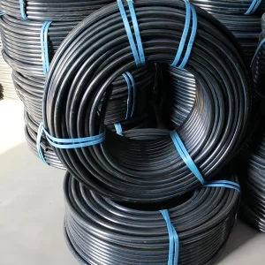 PN16 HDPE Water Pipe 63mm 75mm SDR11 20 25 32 40 50mm SCH40 PE Pipe Coil 3inch 2″ PN10 Irrigation Rolls Blue Stripe Plastic Tube