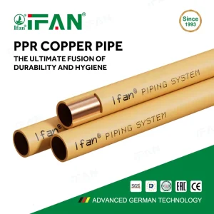 PN25 PPR Copper Composite Pipe Durable Combining Antimicrobial Property and Easy Welding