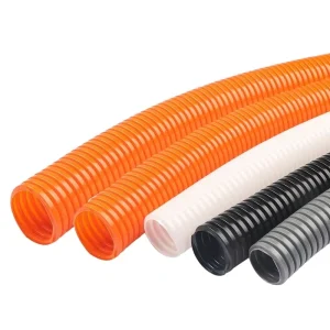 PP Flame Retardant Corrugated Hose PE Conduit Electrical Protective Tubing Plastic Closed End Open End Wire Threaded Tubing