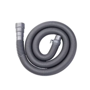 PP Flexible Drain Hose for Semi Automatic Washing Machine Gray 1.5M Bathroom Use Customized Logo Acceptable YuHeng Brand