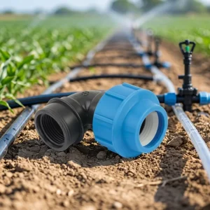 PP HDPE PN16 Pipe Compression Fitting BSP Thread Quick Installation for Farm Irrigation System
