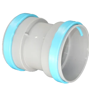 PP Material Dn75 mm Gray Air Conditioning Ventilation Fresh Air PE Pipe Direct
