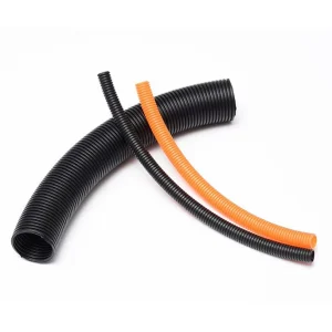 PP PE Plastic Corrugated Hose Flexible Conduit with UL94 V0 Fire Rating for Cable Protection Industrial & Automotive Use