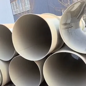 PP PVC Duct Tubes Anti corrosion Acid Alkali Resistant High Pressure UV Resistant Plastic Pipes for Ventilation Exhaust Air