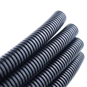 PP Plastic Corrugated Pipe 5mm-30mm Flexible Wire Cable Protection Sleeve Flame Retardant High Temperature Resistant