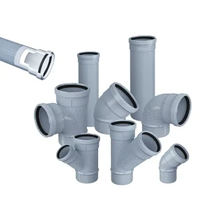 PP Polypropylene Bathroom Drain Plumbing Materials Silent Pipes Vent Caps Noise-Reducing Accessories