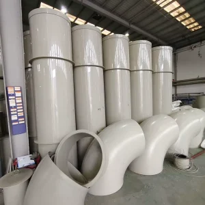 PP Polypropylene Plastic Round Ventilation Air Duct Pipe for HAVC