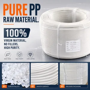 PP Polypropylene Welding Rod 3x5mm Anti-Corrosion Chemical Plastic Extruding Custom Cutting Service
