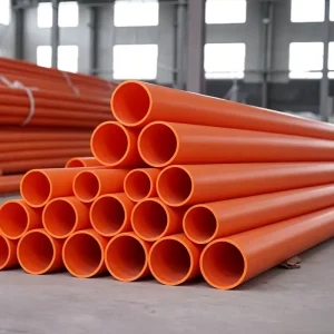 PP Power Pipe Cable Protection Durable Corrosion Heat Resistant Flexible High Pressure Eco Friendly CE Certified Light Weight