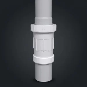 PP Silent Pipe Fittings Soundproof Drainage System DN50 DN200 Single Socket Moulded Plastic High Pressure Anti UV Heat Resistant