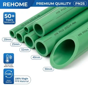 PPR Blue DN110 4 Inch Hot and Cold Water Pipe for Plumbing System