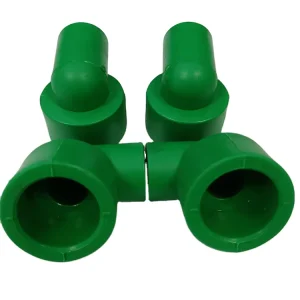PPR Pipe Fittings Elbow 22.5 Green Plastic Reducing Elbow Dimensions for Water Supply