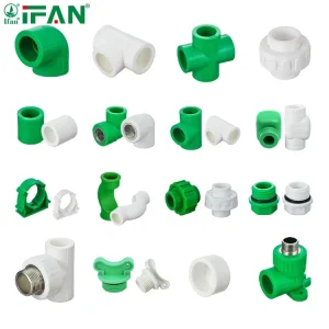 PPR Pipe Fittings Reducing Equal 20-125MM Plumbing Materials Water Supply Plastic Threaded PPR Fittings
