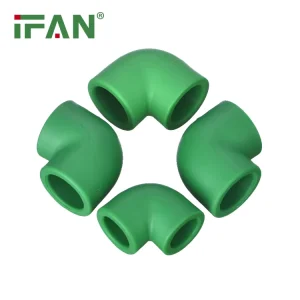 PPR Pipe Fittings Water Pipe Connector Plastic Tubing Fitting PN25 PPR Elbow