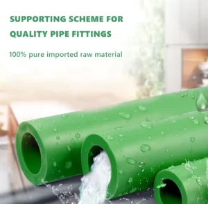 PPR Pipe Grey PPR Fittings PPR Pipes Anti Bacterial For School Hospital Swimming Pool
