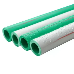PPR Pipe High Flexibility Hot Melt Socket Connection ISO9001 CE Certified Green White Gray 3.8m for Sanitary Ware Plumbing