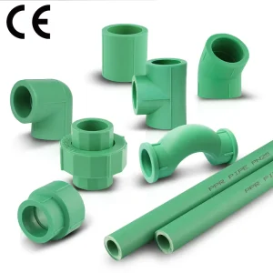 PPR Pipe and Fitting PN25 Pressure Corrosion Resistant Plastic Plumbing Material for Hot Cold Water System 20 32mm Joint