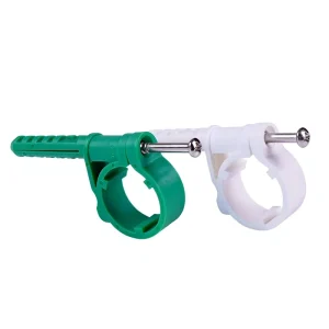 PPR Water Pipe Lengthening Clip Hot Melt Fittings 4/6 Points White 20-32mm Holding Card Engineering Home Decoration Model 017