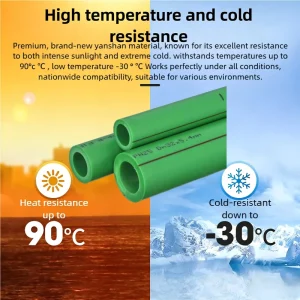 PPR Water Pipe Plastic PPR Pipe Supply System Durable PPR Custom Size PPR Pipe Environmentally Friendly Corrosion Resistant