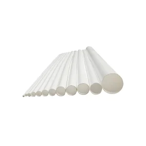 PTFE PFA Polytetrafluoroethylene Plastic Tube Pipe Durable Heat Corrosion Resistant Chemical Industry Molding Cutting Available