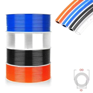 PU Blue Tube PU0640-200C 100m Per Roll Plastic Black Many Colors Polyurethane Fitting Hose PU Tubing