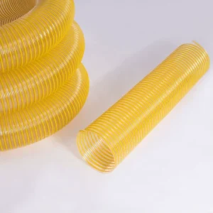 PU PVC Polyurethane Plastic Corrugated Vacuum Cleaner Plumbing Flexible Tube Pipe Spiral Hose