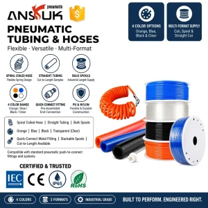 PU Pneumatic Tube 6mm 8mm 10mm 12mm Air Hose Flexible Pipe for Automation Equipment Automotive and Spray Painting Machinery
