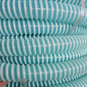 PU Polyurethane Plastic Reinforced Hose Inner Wall Smooth Hose Wear Resistant for Medical Ventilators Industrial Ventilators