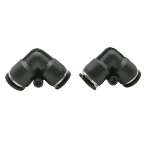 PV Black L-shaped Elbow Angle Pneumatic Fitting 4 6 8 10 12 14mm Quick Coupling Trachea Quick Coupling Hose Air Components