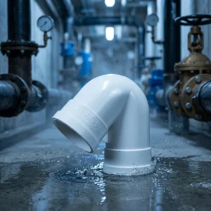 PVC 135 Degree Trap Socket for Drainage Fittings ISO Standard High Flow Rate Hygienic Environmentally Friendly 2.0 In