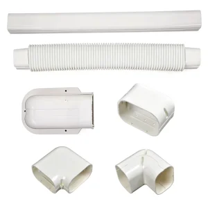 PVC Air Conditioner Pipe Durable AC Line Cover Kit HVAC Pipe Protection for Wall Mounted System Air Conditioner Pipe