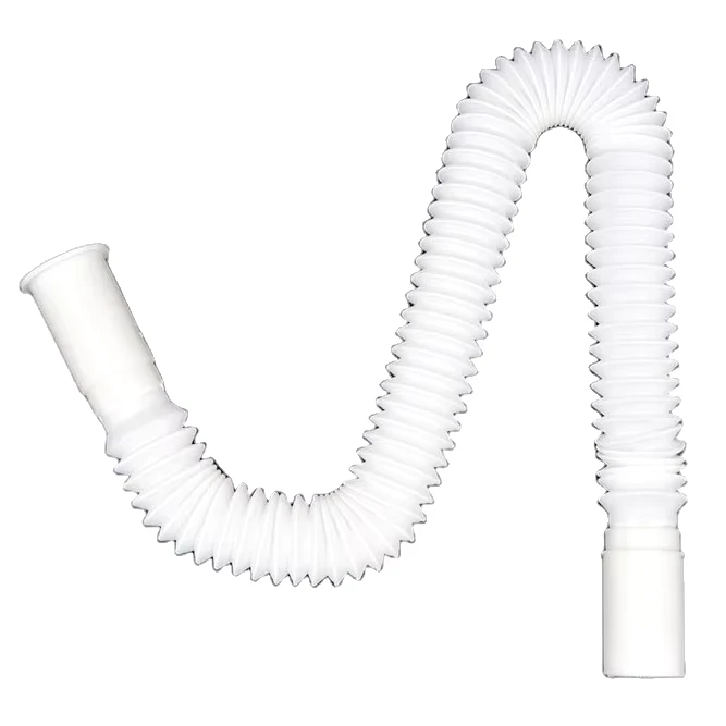 PVC Bathtub Fittings Flexible Waste Drain Pipe