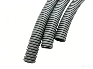 PVC Black Spiral Flexible Waterproof and Fire-Resistant Conduit Durable Plastic Material