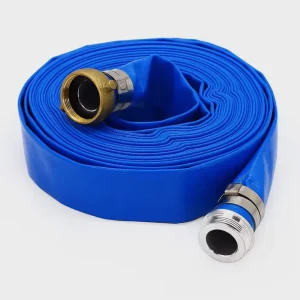 PVC Blue Lay Flat Water Hose 1 2 3 Inch Flexible Pipe for Pool Pump Farm Agriculture Irrigation