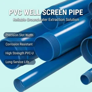 PVC Casing Pipe Chemical Resistant Leakproof Laboratory Water Well Scientific Research Use Durable Tubing