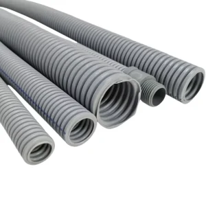 PVC Conduit 1/2 Inch Corrugated Pipe Industrial Use Combustion Proof Heat Resistant PVC Flexible Conduit for Threading Wires