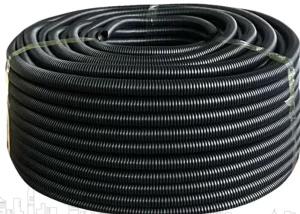 PVC Corrugated Pipe Fully Sealed Plastic Sleeve For Waterproof Wiring Environment