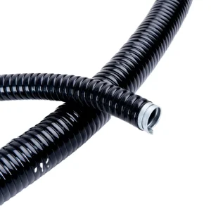 PVC Cover Double Locked Liquid Tight Electrical Galvanised Flexible Corrugated Metallic Conduit Tubing Pipe