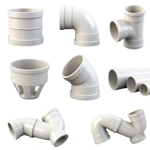 PVC Degree Elbow Pipe Fittings Chemical Corrosion Resistant for Water Supply Drainage Systems Municipal Engineering