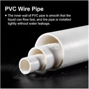 PVC Electrical Pipe Custom Length PVC Conduit Casing for Industrial Cable Management and Protection