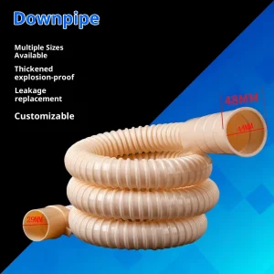 PVC Explosion proof Multi Specification Beige Drain Pipe for Washing Machine Full Semi Action Extended Use Reputation Brand ISO