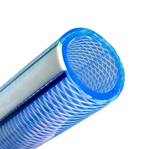PVC Fiber Braided Hose Thickened High Pressure Flexible Transparent Mesh Drain Pipe for Agricultural Irrigation