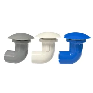 PVC Fish Tank Bottom Blowing Elbow Pipe Upper/Lower Water Joints Plastic Drainage Components Brand New Raw Materials Casting