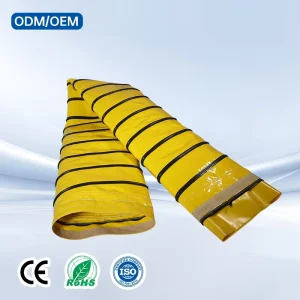 PVC Flexible Air Duct for HVAC Systems Insulated Flexible Duct for Central Air Conditioning R8 Duct